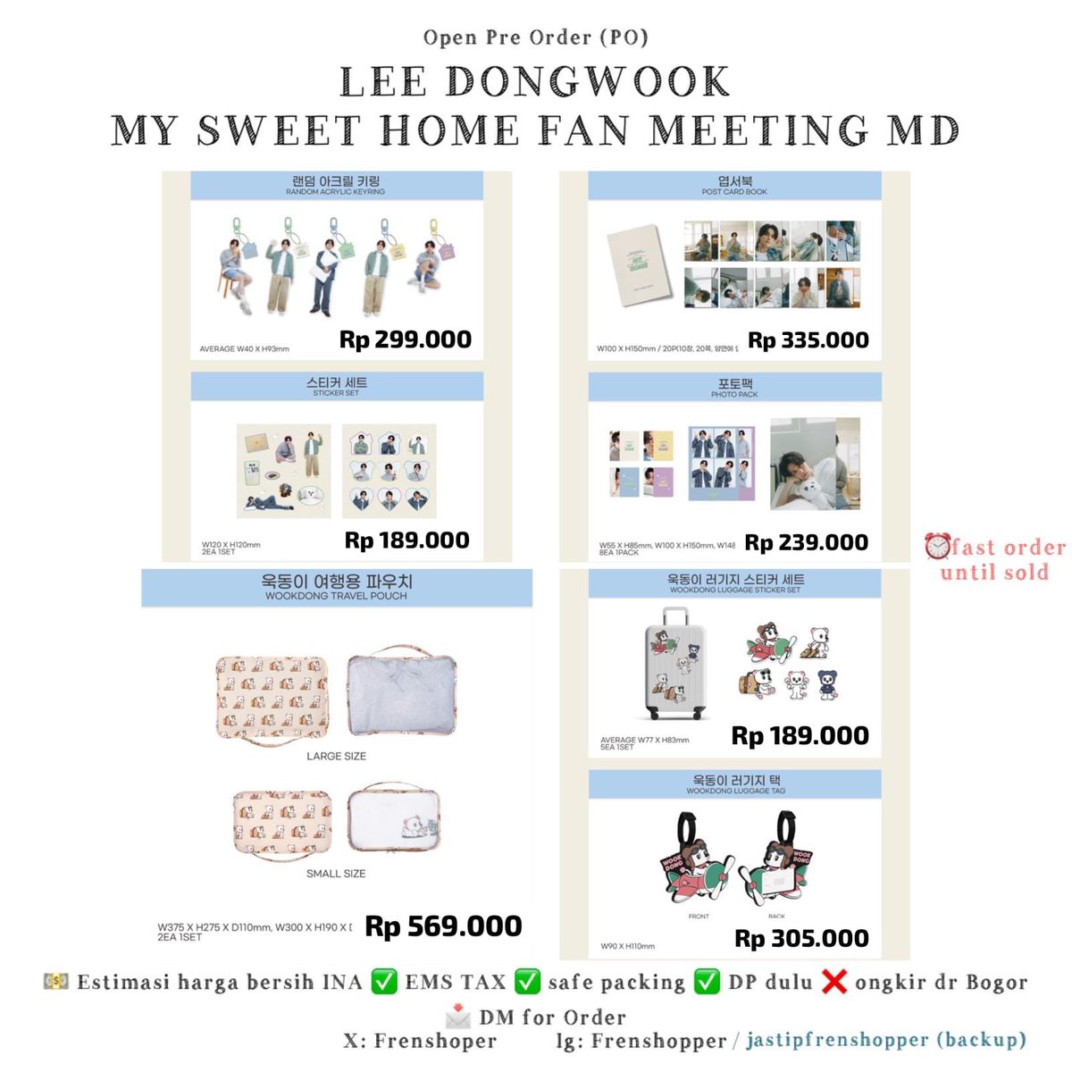 OPEN PO INA GO PERSONAL ORDER JASTIP KOREA 🇰🇷 tweet media