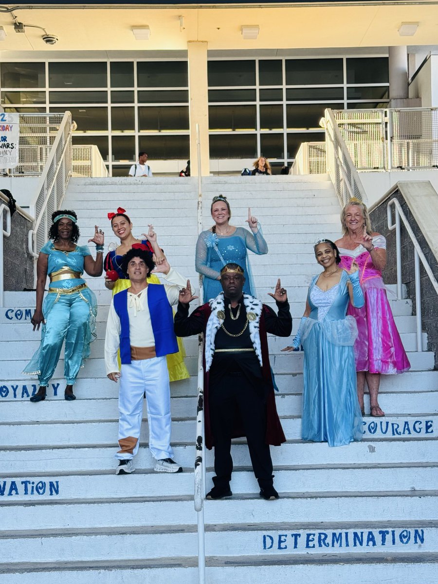 PrincipalFLhigh's tweet photo. Happy National Assistant Principal Week to this crew! Always up for a good time, even if it means embarrassing ourselves for the kids &amp; staff to make them smile. I appreciate you all so much &amp; the hard work you put in every day. @FlhsOfficial @D_Ospina10 @eddierodAP @LizTatumliz https://t.co/c0Pfdw5w6T