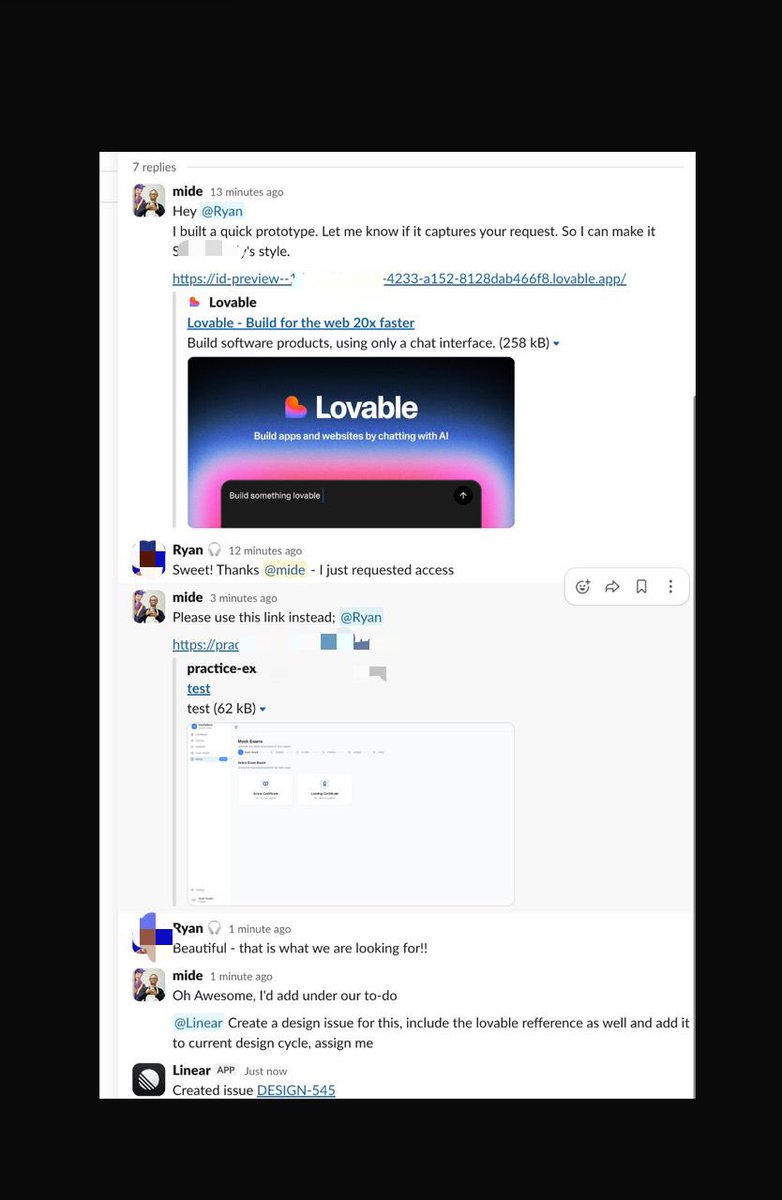 mide_ajibade's tweet photo. This is how AI fits into my workflow right now.
We’ve moved past building on guesswork.

Request → Prototype → Feedback → Iterate

What used to take days now happens in mins and both parties are happy 🤝 https://t.co/CtUwEihDEO