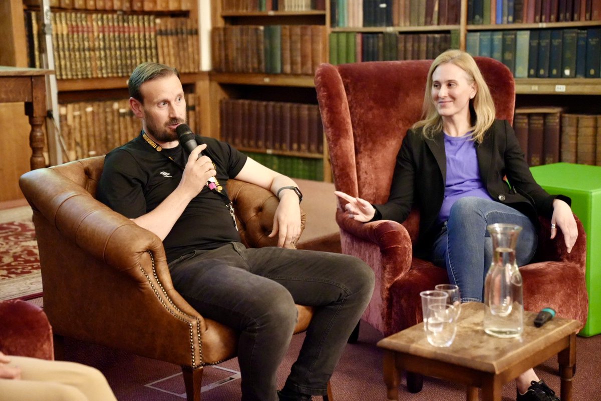 HLRI_Cambridge's tweet image. At last week’s @Cambridge_Fest, @AnaVujic5 &amp;amp; @DrWillWatson represented VPD-HLRI at the Sporting Hearts event.

Answering questions on heart health and how communities can improve wellbeing.

#CambridgeFestival #HeartHealth