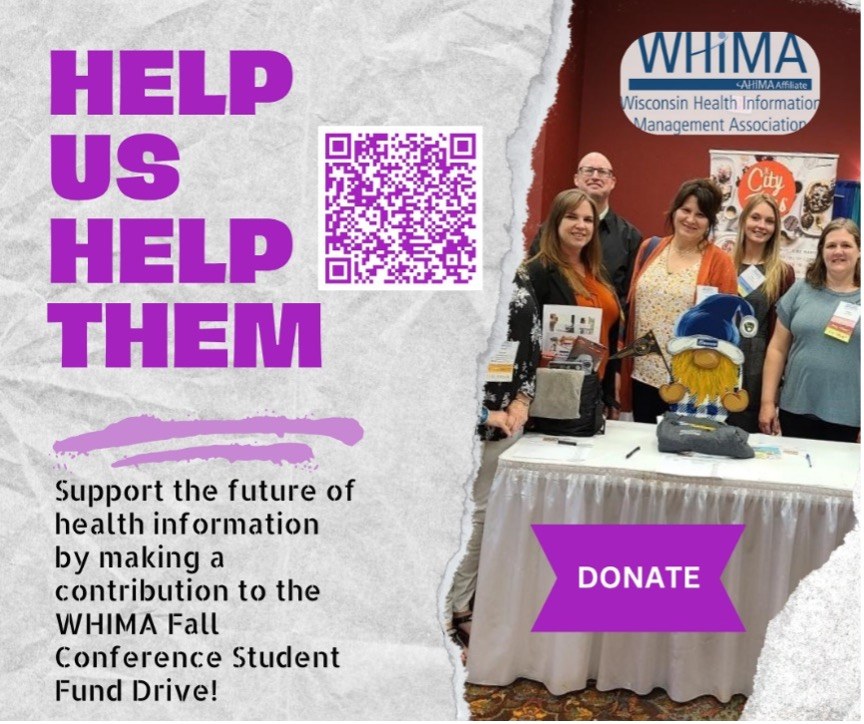Help WHIMA Support Students by Donating to the Student Fund Drive - champ.ly/Wy3SxFvC

#WHIMA #WHIMAStudentFundDrive #WHIMAAnnualConference