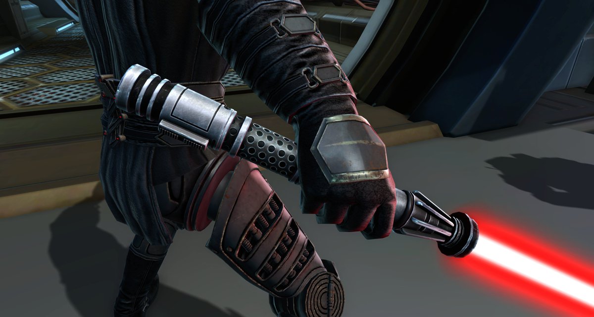 SWTOR's tweet image. The Bionic Overlord Armor and sabers inspired by the series Star Wars: Maul - Shadow Lord are now available on the Cartel Market! #MaulShadowlord swtor.com/info/news/arti…