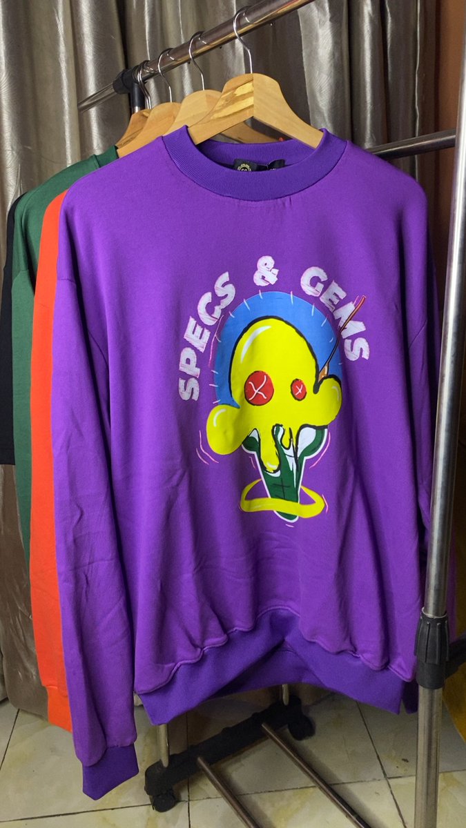 Saudiburger411's tweet image. Your No.1 Urban Fashion Brand (Specs &amp;amp; Gems) 

The best Sweatshirt you can ever come across today 💯🔐🔌✅

Price : N25,000each($19.99)

Worldwide delivery 🚚✈️🌍 

Dm to place your order today🔽🔽🔽

#specs #gems #fashion #lifestyle