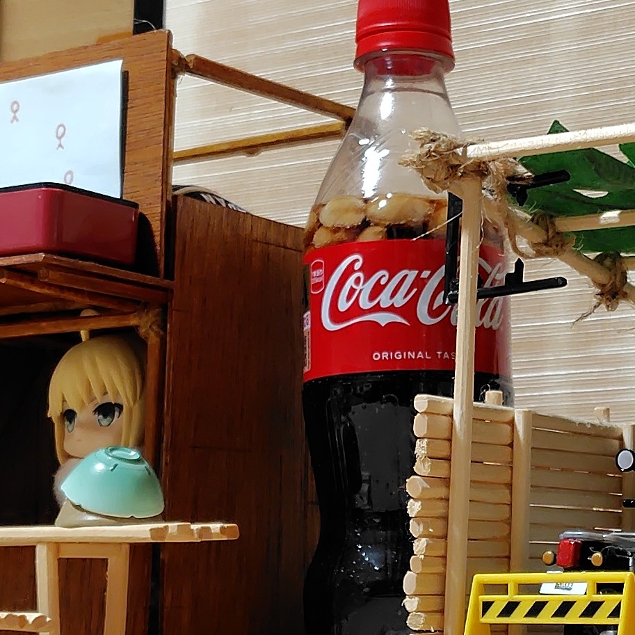 出納係のお店、
売り上げが上昇。

ちゃっかりピーナッツコーラがメニューに。
 #キューポッシュ