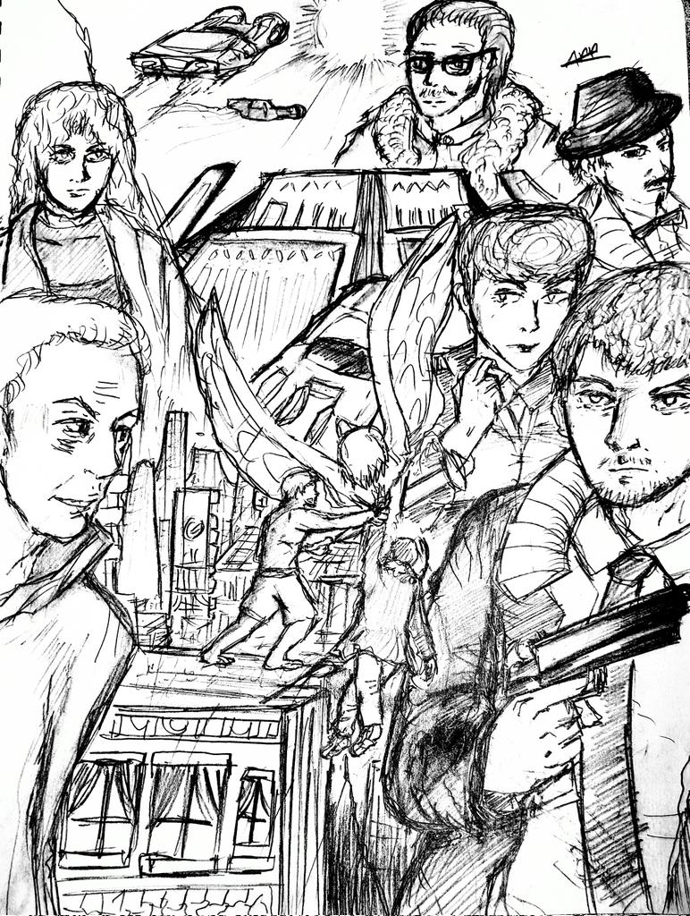 Blade Runner (1982) 
Fanart poster 
Gotta cover this later 
#Bladerunner #BladeRunnerfanart #Deckards #Roybatty #handdrawn #Scifi #Racheal #Posterart