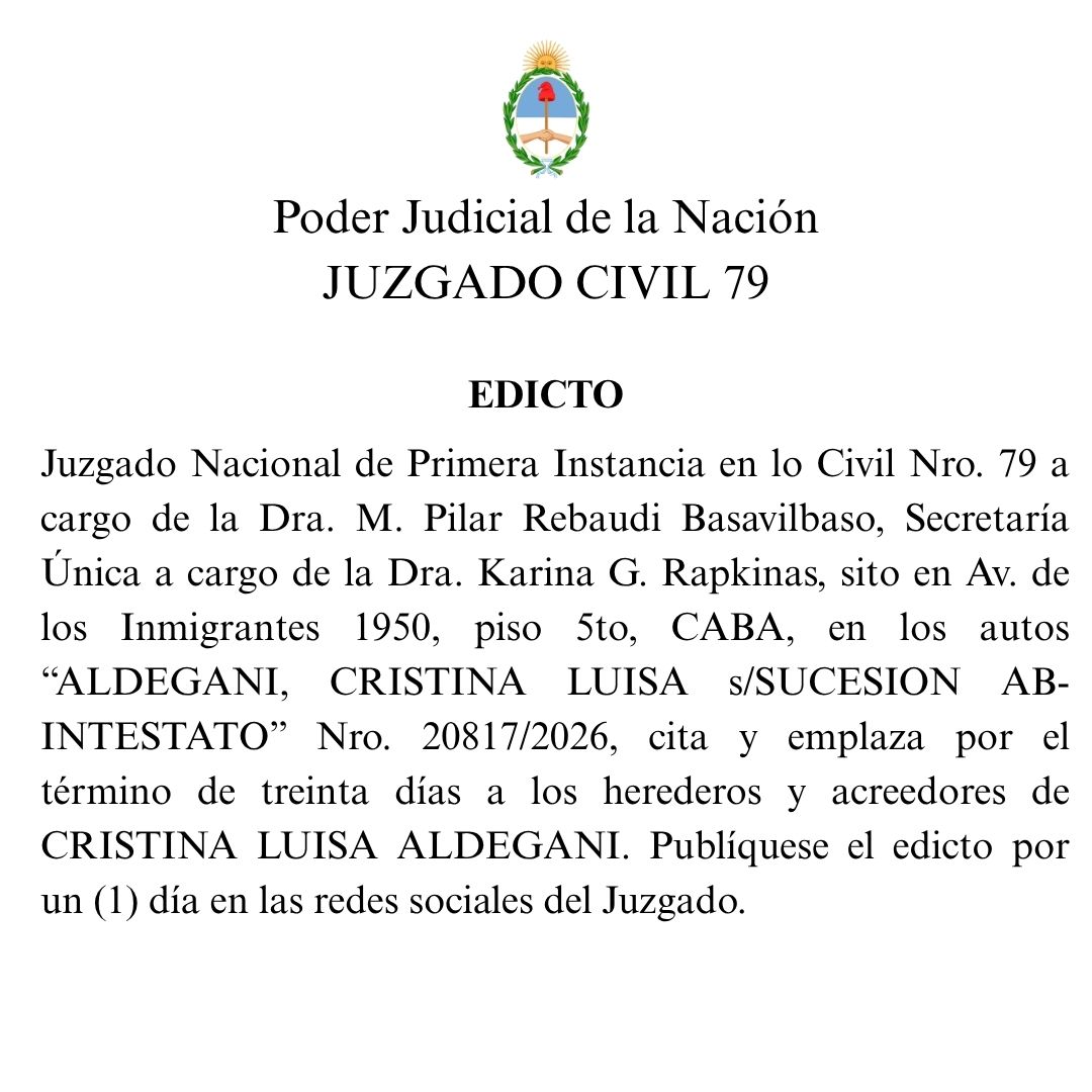 jncivil_79's tweet photo. Te compartimos citación de edicto sucesorio https://t.co/ZxVGnRupGV