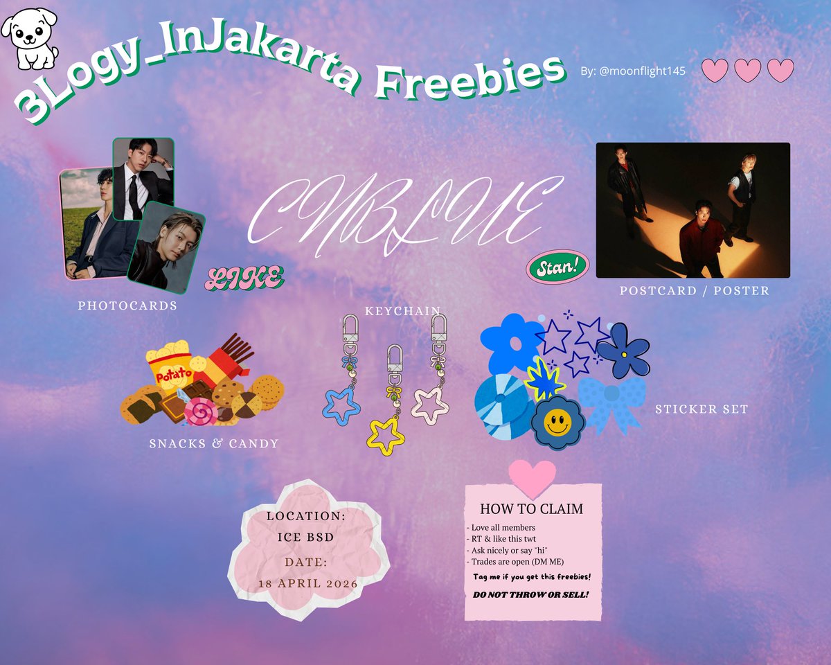 Moon ○ FREEBIES CNBLUE JAKARTA^-^ tweet media