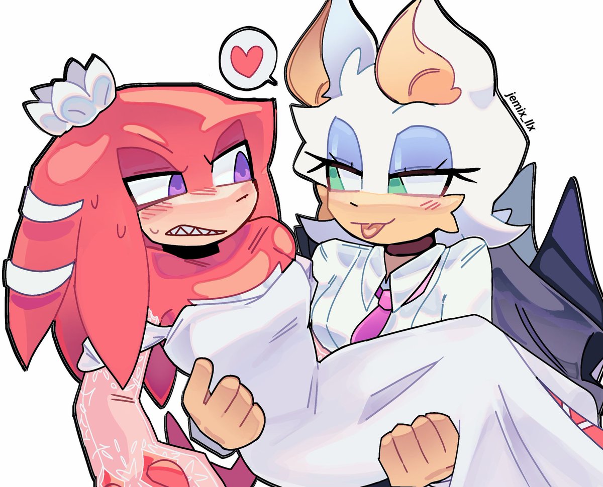 jemix_llx's tweet image. :^ #knuxouge #rougethebat
