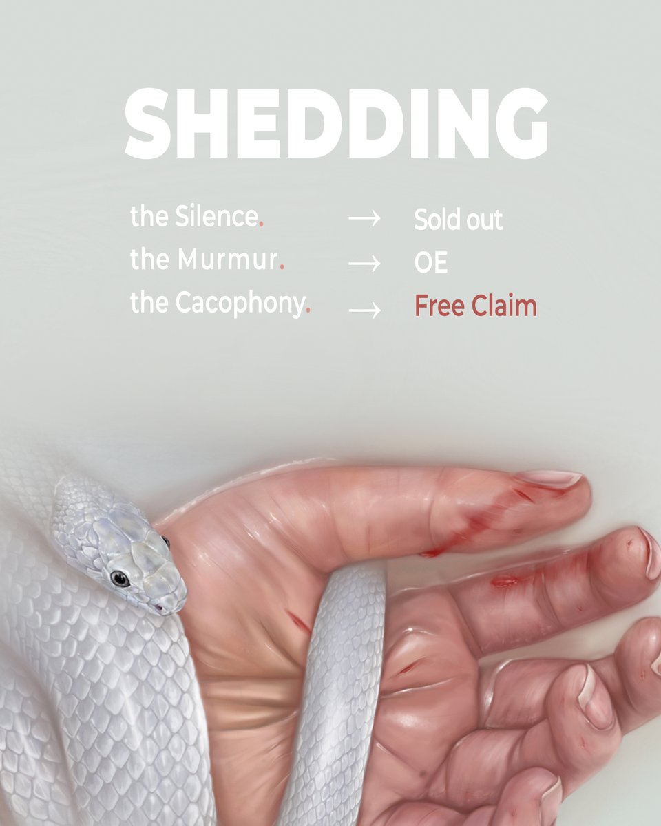 bakuartiste's tweet image. gm 🩸🐍
LAST DAY to claim a Free Edition of 'the Cacophony'
↓