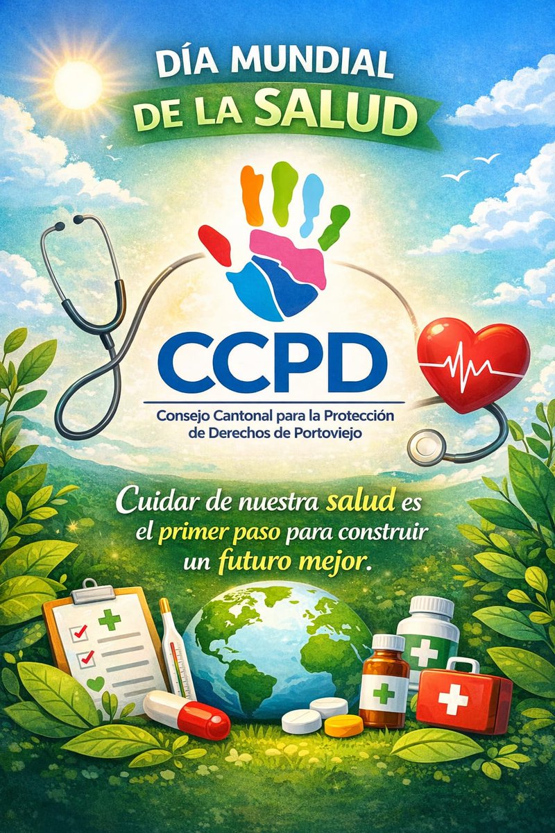 ccpdportov's tweet photo. Día Mundial de la Salud 
Desde el CCPD recordamos la importancia de la salud como base para una vida digna y plena.
Cuidarnos hoy es construir un mejor mañana.
#DíaMundialDeLaSalud #CCPD #Salud #Derechos https://t.co/UhTdSgaVO5