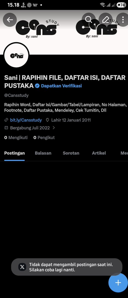 sani || RAPIHIN FILE, DAFTAR ISI, DAFTAR PUSTAKA tweet media