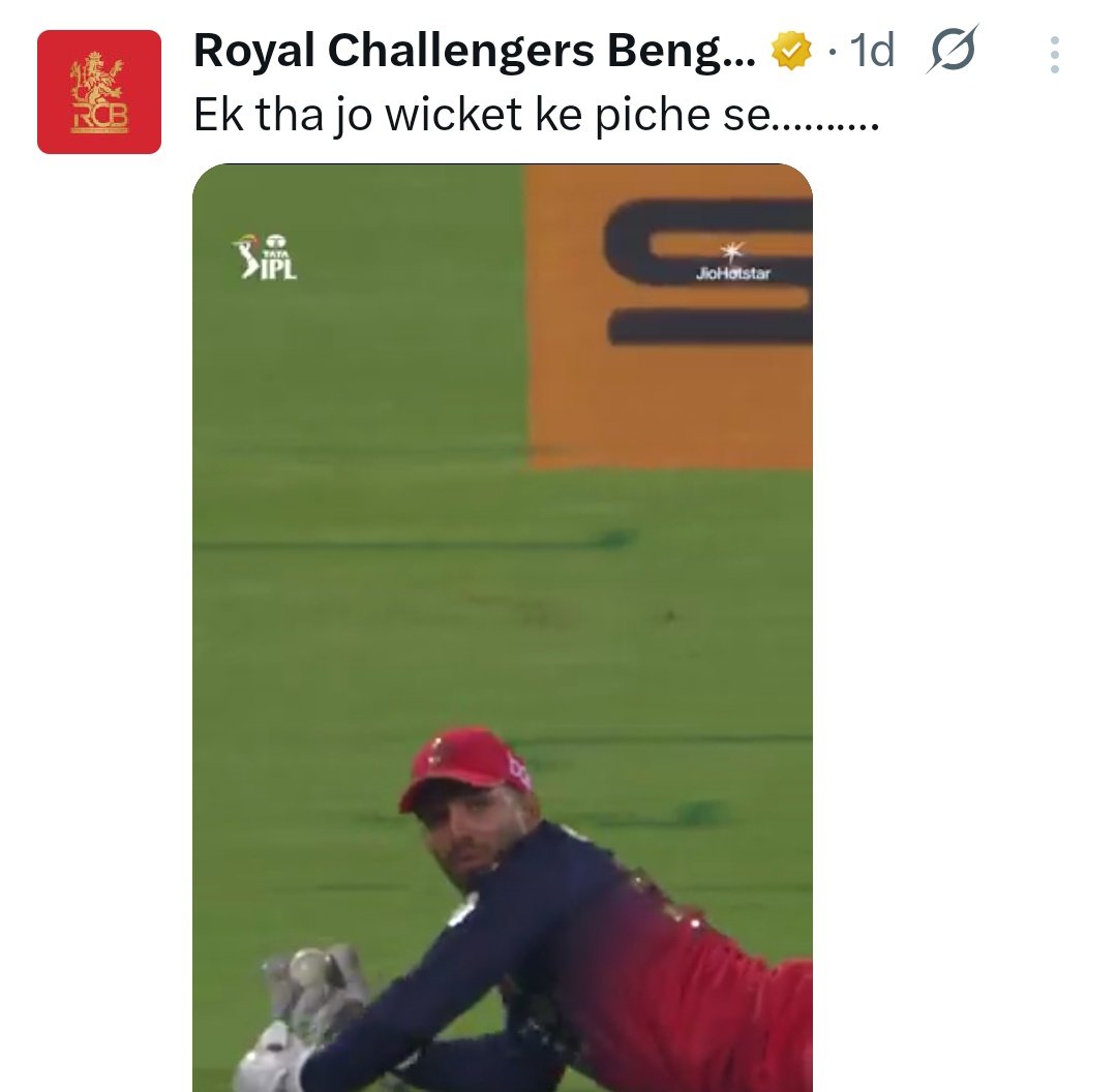 Neutral fans RCB ke iss post ke baare mai kya sochte hai.