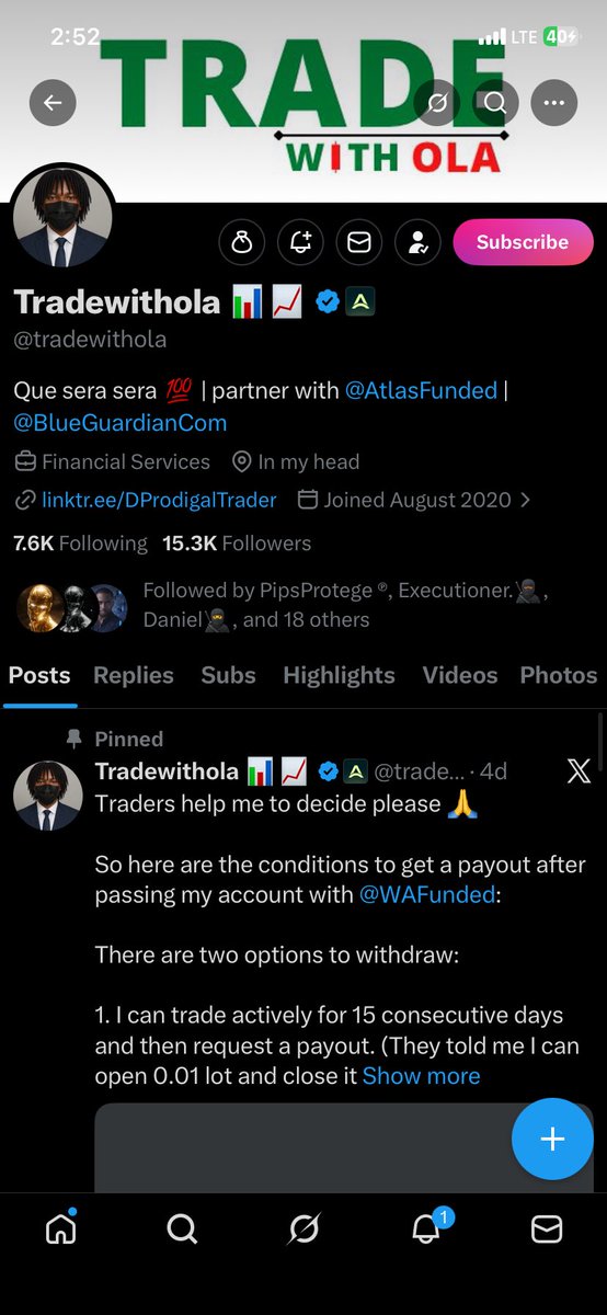 BrEmmy124's tweet photo. @danieltrades @EquityEdgeUK @mhidxe @Chi_xauusd @tradewithola @ForexTvOfficial @Kelvintalent_ 34

All instructions followed boss https://t.co/QDJxtezKEO