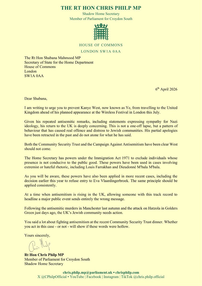 Chris Philp MP tweet media