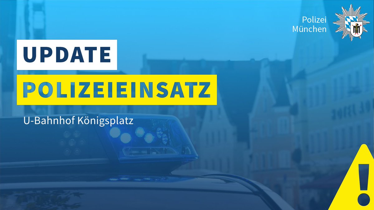 PolizeiMuenchen's tweet image. #Update

Ein 18-Jähriger hantierte nach derzeitigem Kenntnisstand in der U-Bahn mit einer Schreckschusspistole in einem Rucksack. Aufmerksame Fahrgäste überwältigten ihn bis zum  Eintreffen der ersten Streifen. Verletzt wurde niemand.

Weitere Infos folgen in einem Pressebericht.