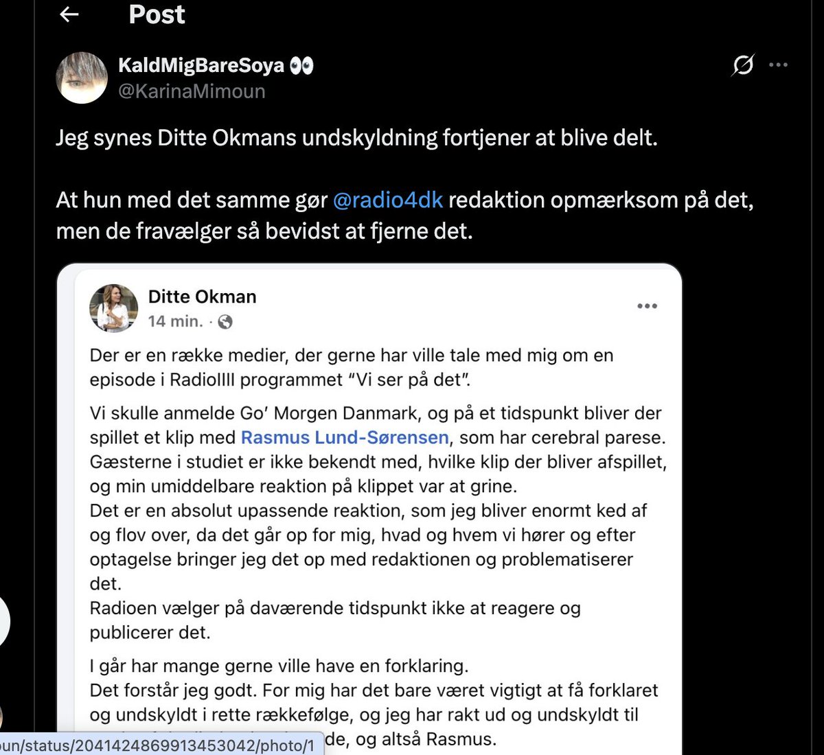 KaldMigBareSoya 👀 tweet media