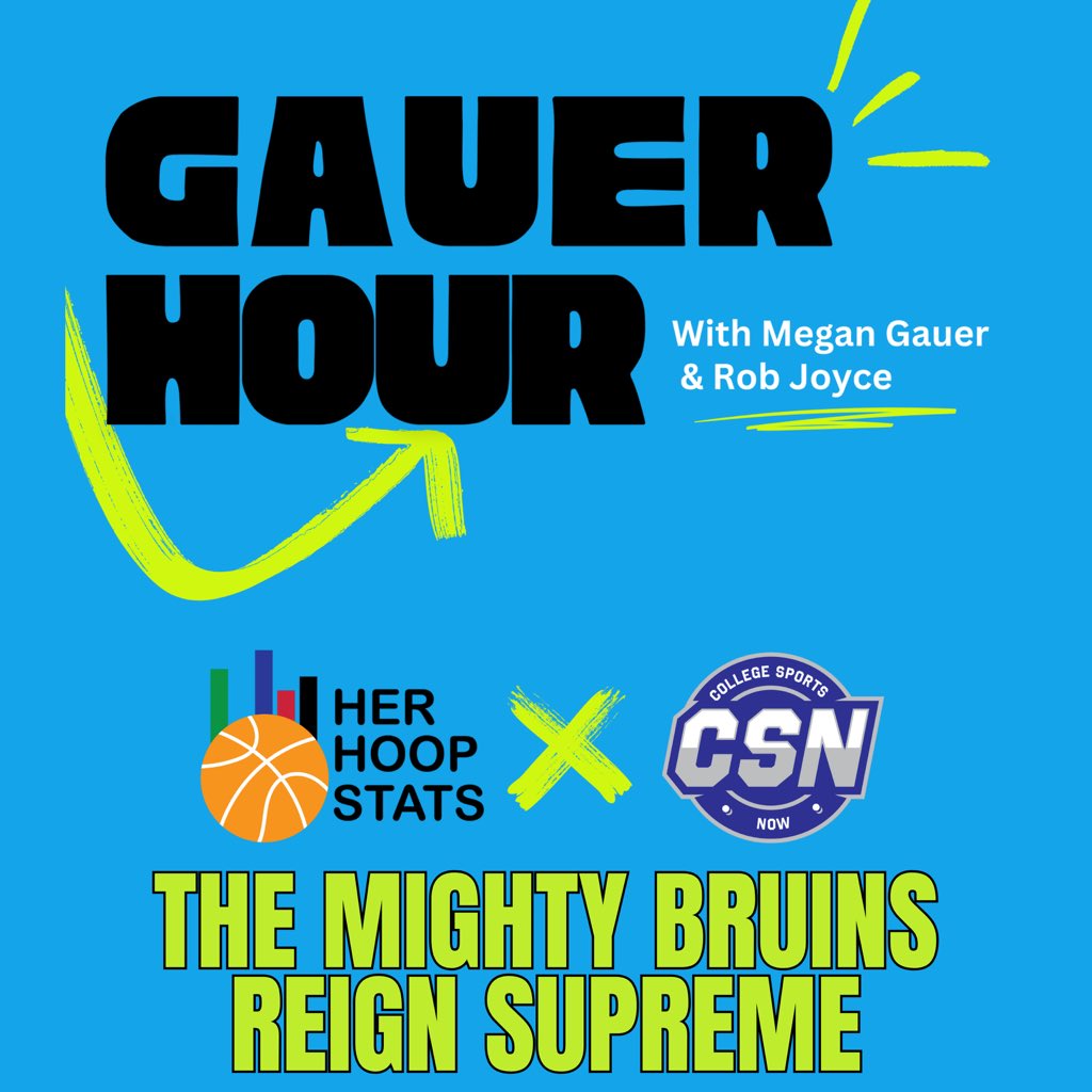 herhoopstats's tweet photo. For the first time in the NCAA era, @UCLAWBB is your national champion. Megan Gauer and Rob Joyce take you through Final Four weekend, and more.

🍎 https://t.co/3DxjUrR8Op
📺 https://t.co/JJBUDkJmdk https://t.co/9RbLlgK7fb