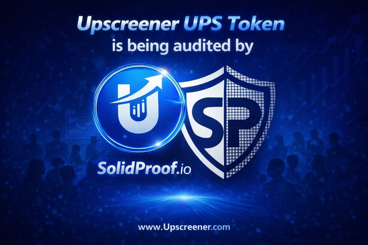 Gm Jackie friends 

I’m working hard behind the scenes.
SolidProof audit secured.

Next stop: CertiK,and we’re not stopping there.

I intend to complete 3 audits for Upscreener (UPS).

Still fading, or still watching from the sidelines? 👀