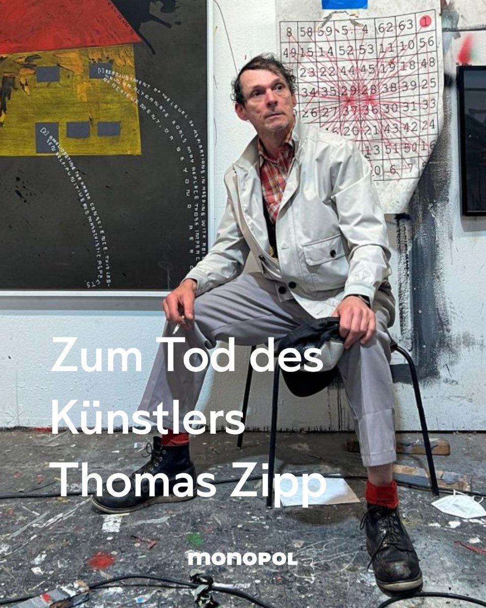 MonopolMagazin's tweet image. Mit seinen Parallelwelten zwischen #Kunst, Wissenschaft und Wahnsinn wurde #ThomasZipp zu einer singulären Figur der Gegenwartskunst. Nun ist der Berliner Künstler und langjährige Kunstprofessor unerwartet gestorben: monopol-magazin.de/zum-tod-des-ku…