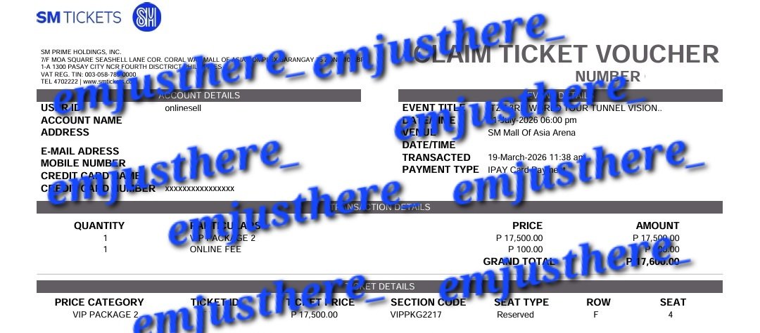 emjusthere_'s tweet photo. WTS ITZY Concert PH Manila Stop

VIP Package 2, Sec. 217, Row F, Seat 4
Php 17,600

RFS: Found a better seat
- slightly negotiable
- can meet up in MOA/Cavite
- ticket still for claiming

LFB Tunnel Vision Concert https://t.co/KKacRDr4v1