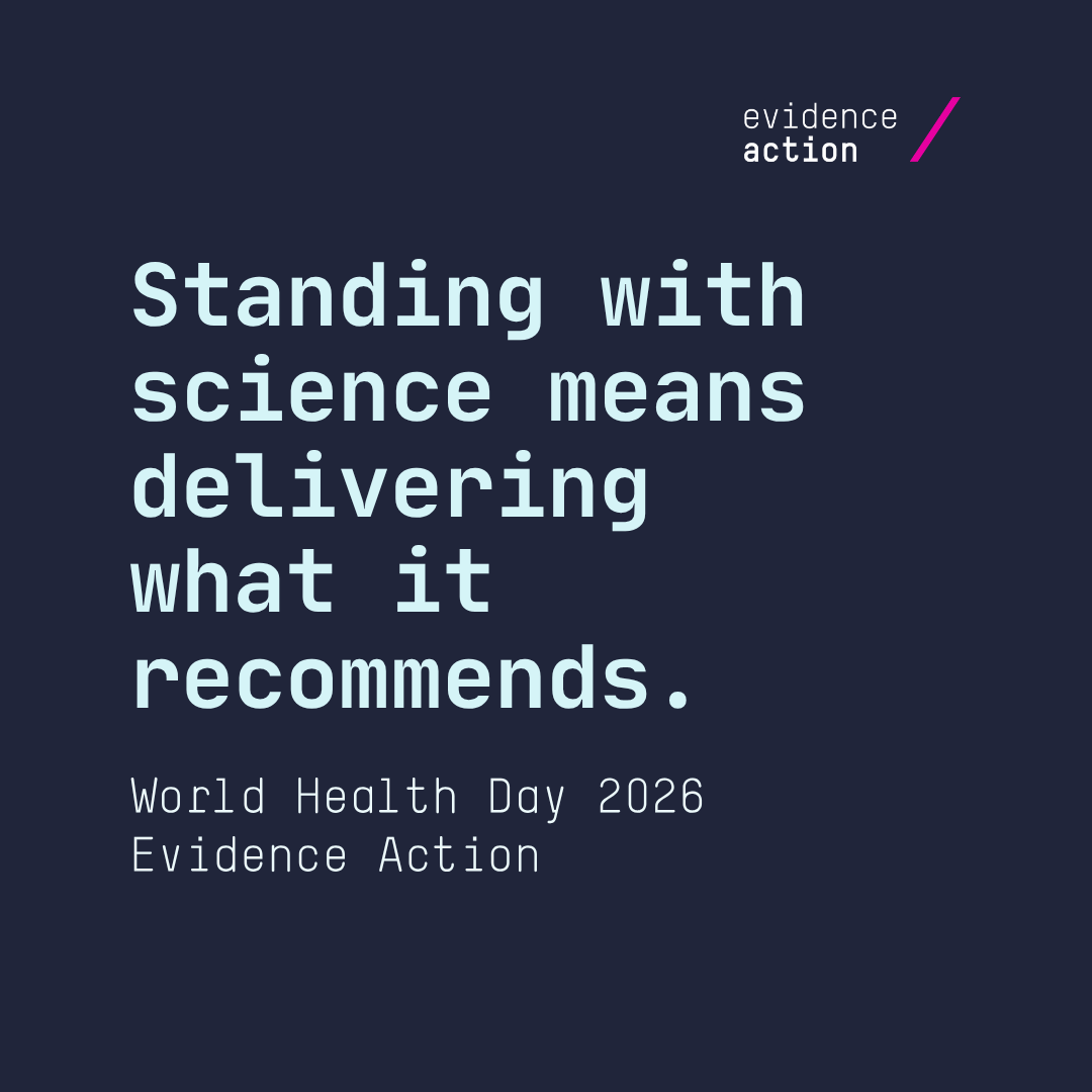 Evidence Action tweet media