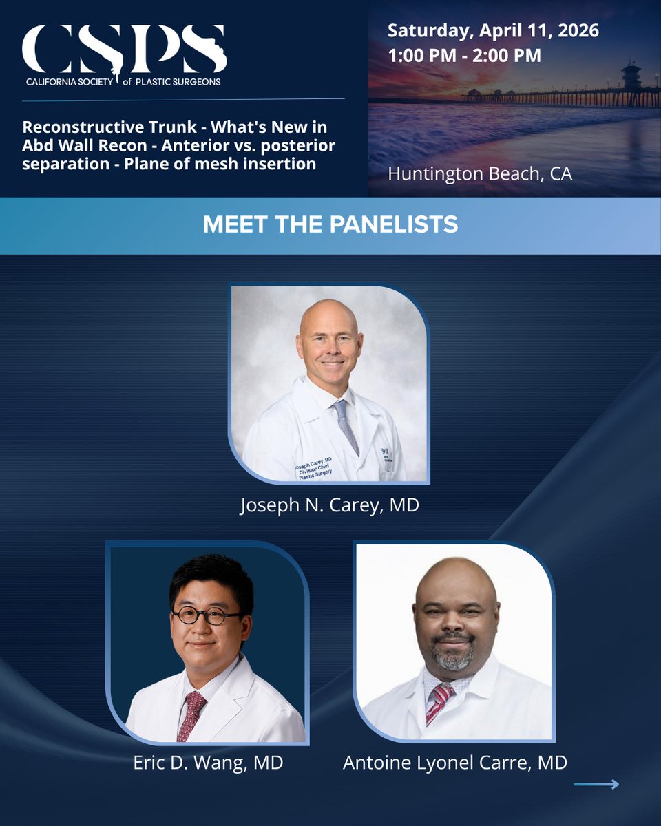 California Society of Plastic Surgeons tweet media