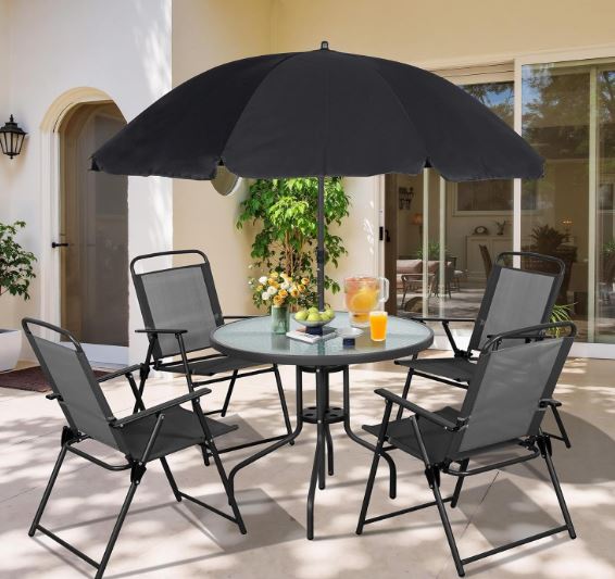 TailgaterMag's tweet image. Would this look good in your backyard? I can't believe how affordable it is - amzn.to/3PLLK0B

#backyard #OutdoorLiving #outdoordining #home #outdoors