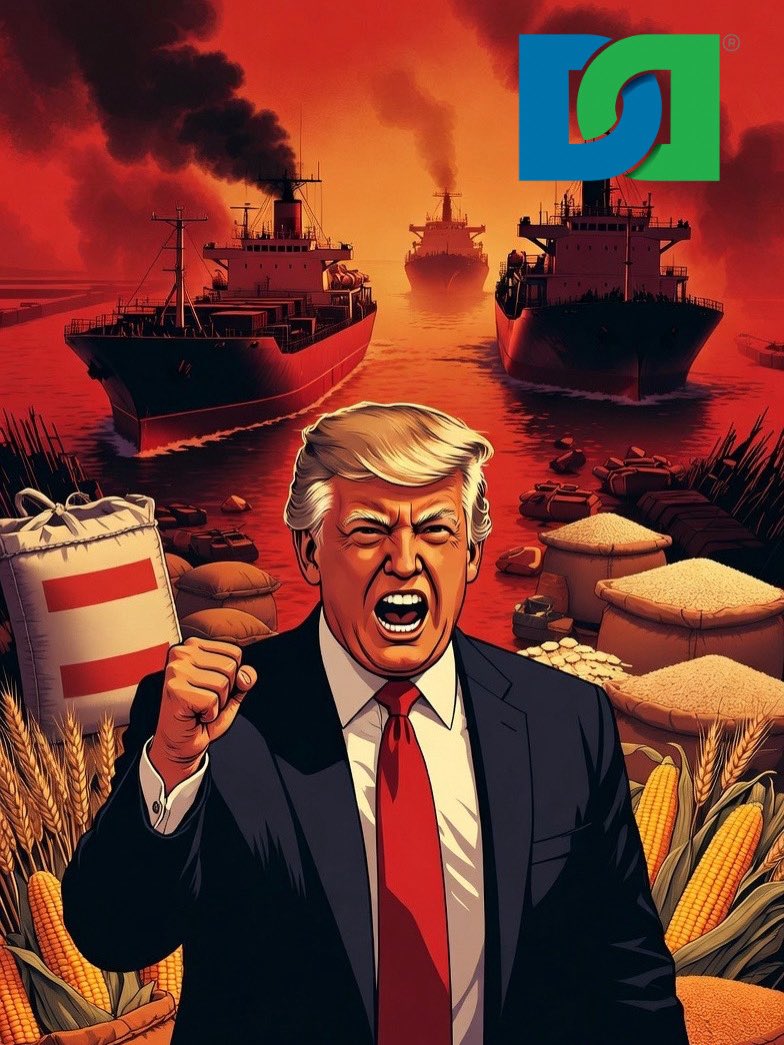 Traddle's tweet photo. Strait of Hormuz crisis escalates: President #Trump warns #Iran to reopen the waterway by tonight's deadline or face severe consequences, including strikes on infrastructure. The U.S. won't tolerate the blockade. #agriculture #commodities #fertilizers #shipping #logistics #trade https://t.co/NbCcMqd8UB
