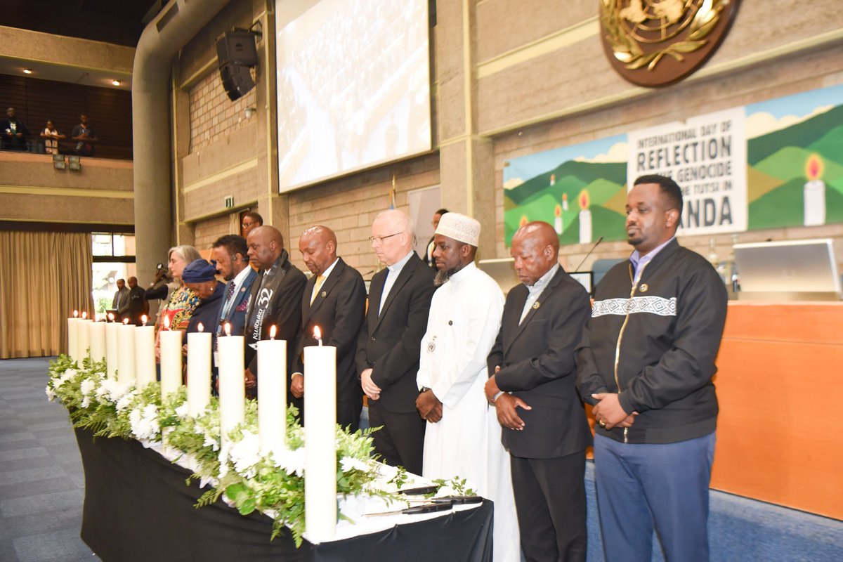 UNISNairobi's tweet image. 2/2: On this day of reflection, we remember the over one million lives lost during the 1994 Genocide against the Tutsi in🇷🇼.

"Memory is a responsibility — one that calls us to vigilance, solidarity, and compassion."

- Serge Rwigamba -Genocide survivor

#Kwibuka32 #Remember