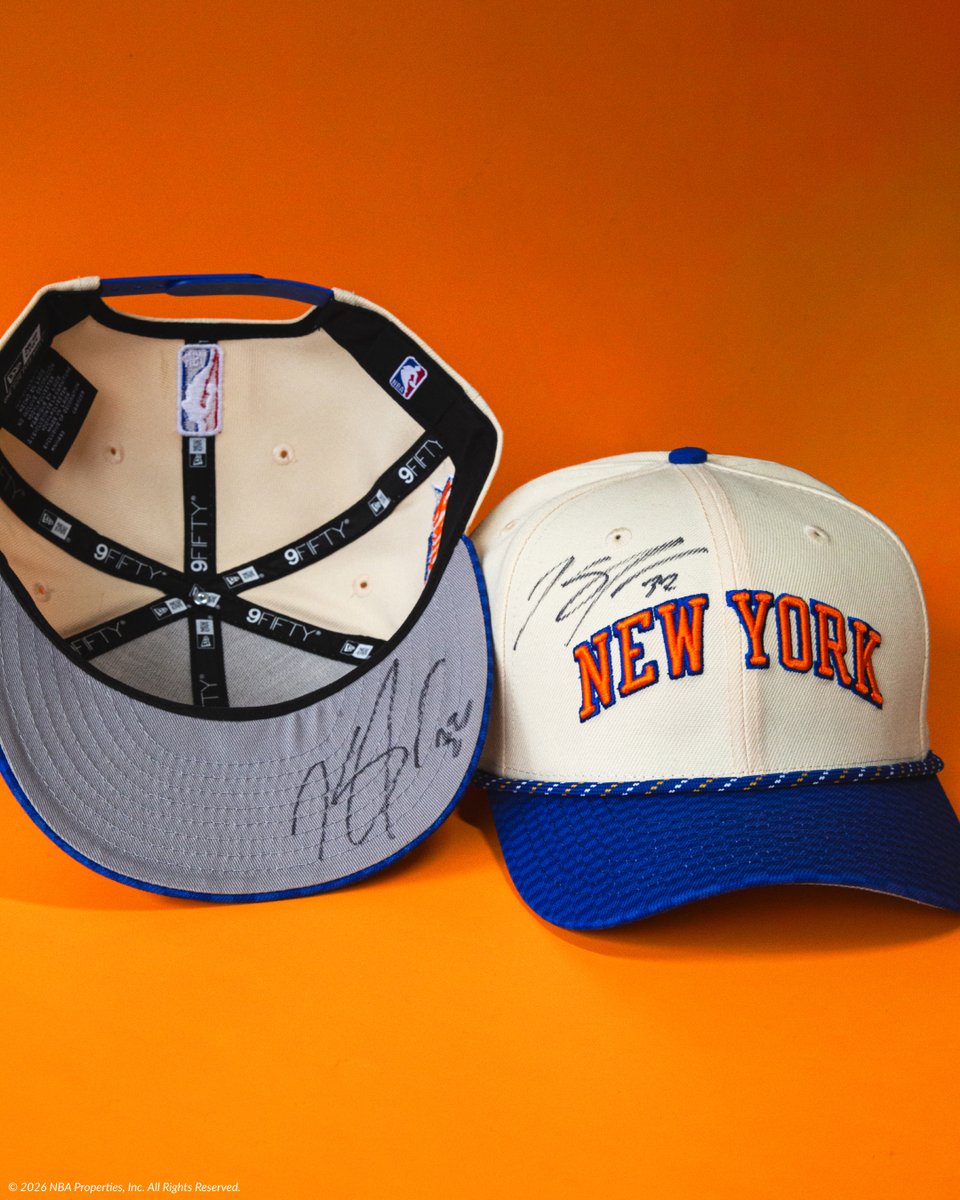 NewEraCap's tweet photo. We're giving away two Knicks caps signed by New Era ambassador Karl-Anthony Towns (@karltowns). Enter now for a chance to win, available exclusively to Rewards members. 

Sign up here: https://t.co/q4xI84d7Q0

Official Rules at link in bio. https://t.co/kgqef58KHi