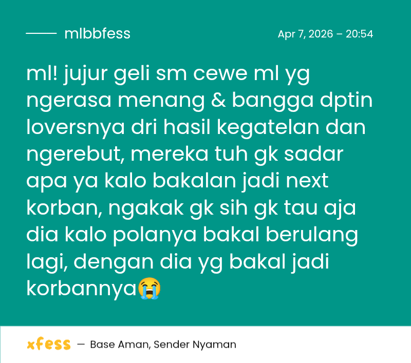 Mobile Legends Menfess tweet media