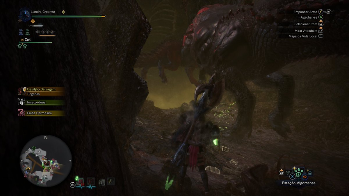 ThatHiru's tweet image. #monsterhunter #deviljho bicho catou meu odogaron e correu kkkkkkkkkkk
