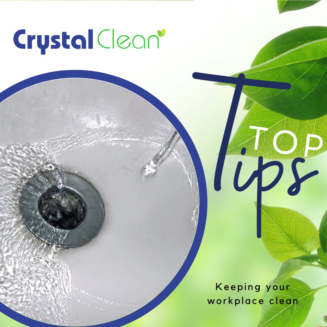 CrystalClean_HQ's tweet image. If washrooms develop unpleasant smells, the problem isn’t always the toilet — it’s can be the drains and floors.

Try pouring hot water with a little disinfectant down the drain and make sure floors around toilets and sinks are cleaned regularly.

#CleaningHack
