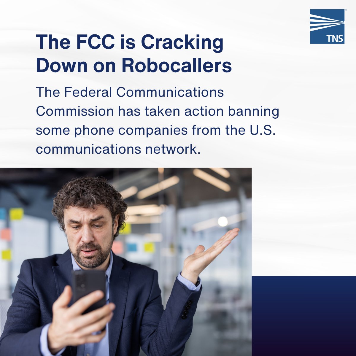 TelecomTNS's tweet image. The FCC effectively prohibited one voice service provider to be from connecting to US telephone networks 📵 

The ruling comes as the voice service provider repeatedly failed to comply with the FCC’s established rules to combat illegal #robocalls 🛡️

🔗: bit.ly/4cafVpz