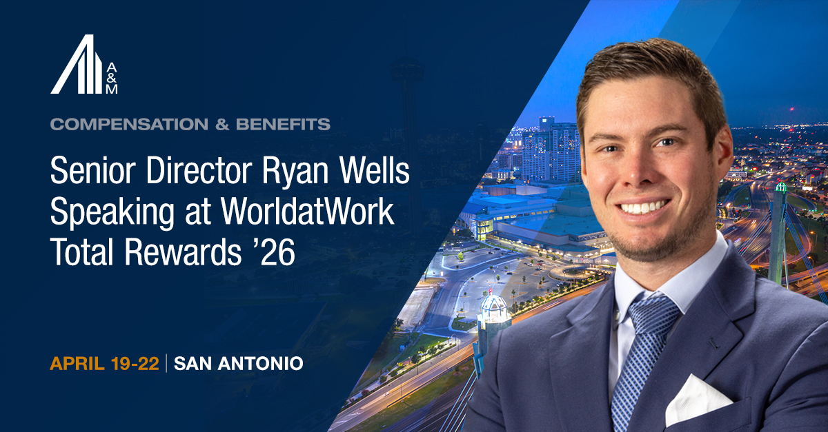 alvarezmarsal's tweet image. The WorldatWork Total Rewards '26 conference is around the corner! On Tuesday, April 21, Senior Director Ryan Wells will co-lead a panel on #ExecutiveCompensation alongside Rob Casburn, VP of Executive Compensation at HP Enterprise. Learn more: okt.to/j5eCMu #AMon