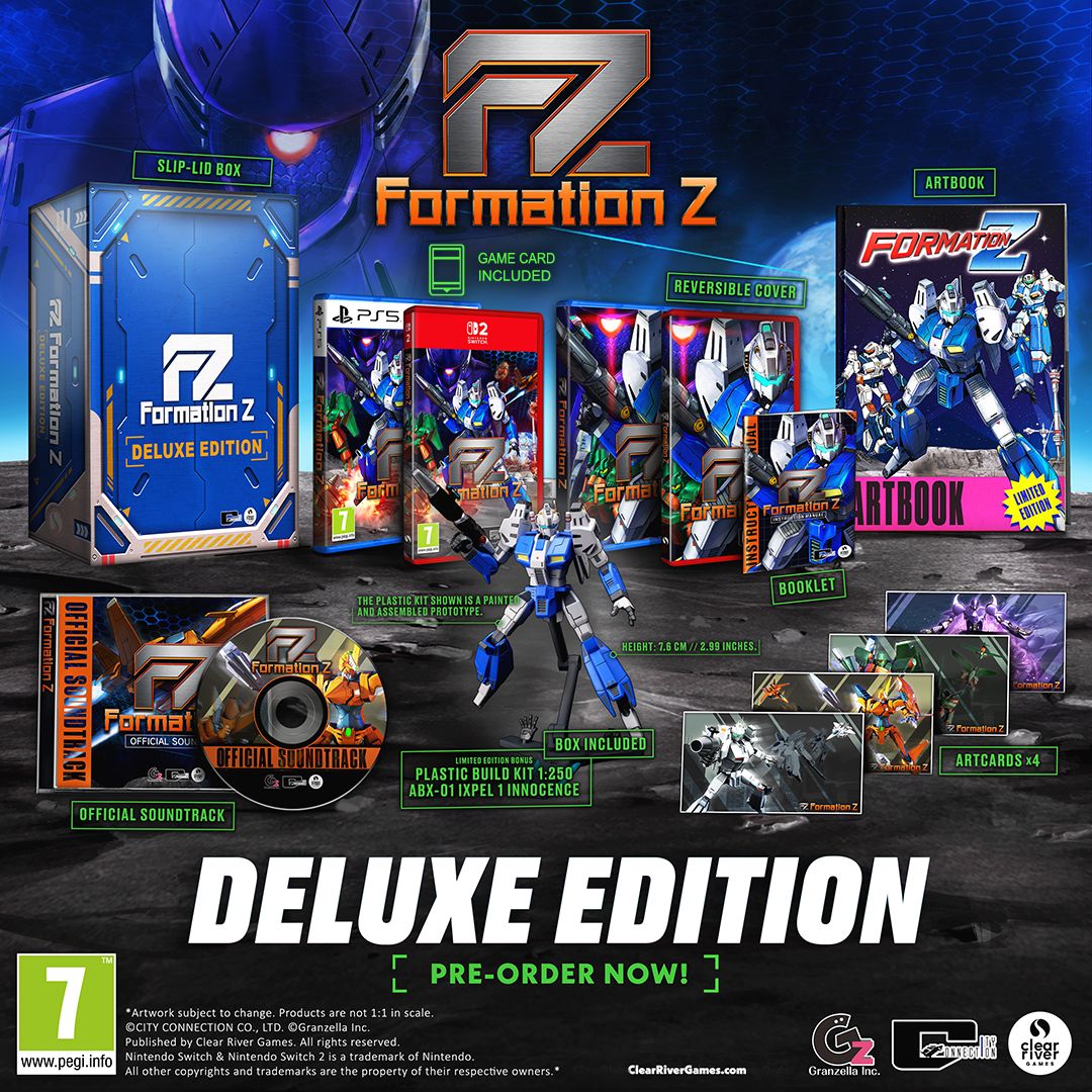 clearrivergames's tweet image. Manage your fuel to achieve aerial dominance or smash your foes from the ground! 

You’ll need win the fight in the air and on land to succeed! 

FZ: Formation Z

Coming to Switch 2, PS5 and Xbox digital.

#FormationZ #Shmup