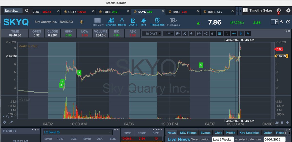 Timothy Sykes tweet media