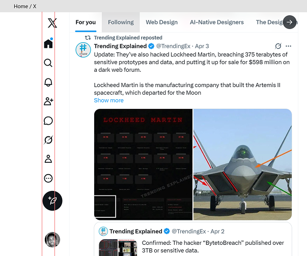 malemobed's tweet photo. I've noticed this little misalignment for some time now and it haven't been corrected.
X should employ me to correct it for them.

I'm just being a designer who notice every UI. https://t.co/5Z6qIi3qHJ