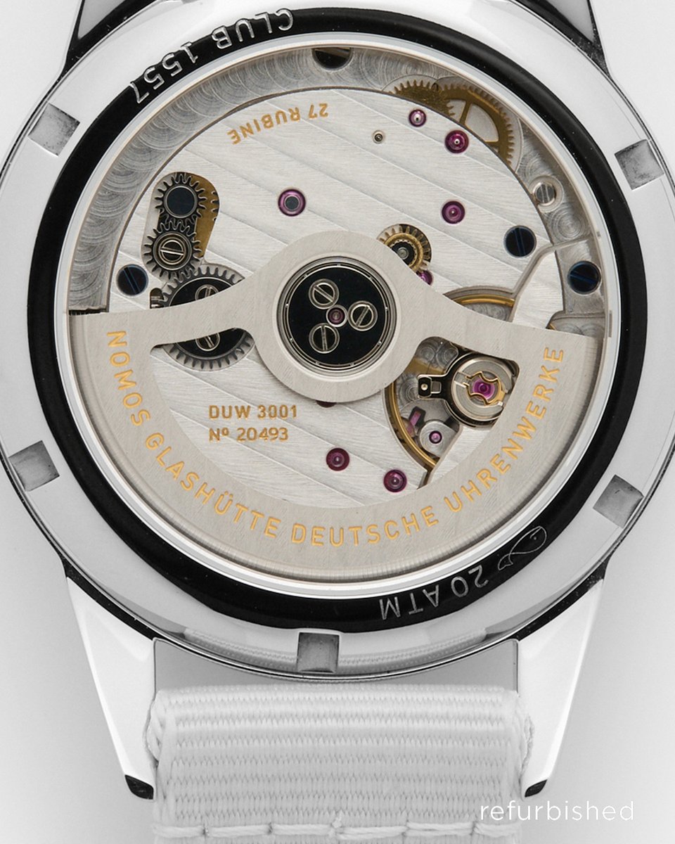 nomosglashuette's tweet image. The #NOMOS Store offers all #watches from our current collection, as well as limited editions and discontinued models. Such as #Club neomatik siren white, shown here.

Discover more rare finds for your watch collection: nomos-glashuette.com/store/refurbis….