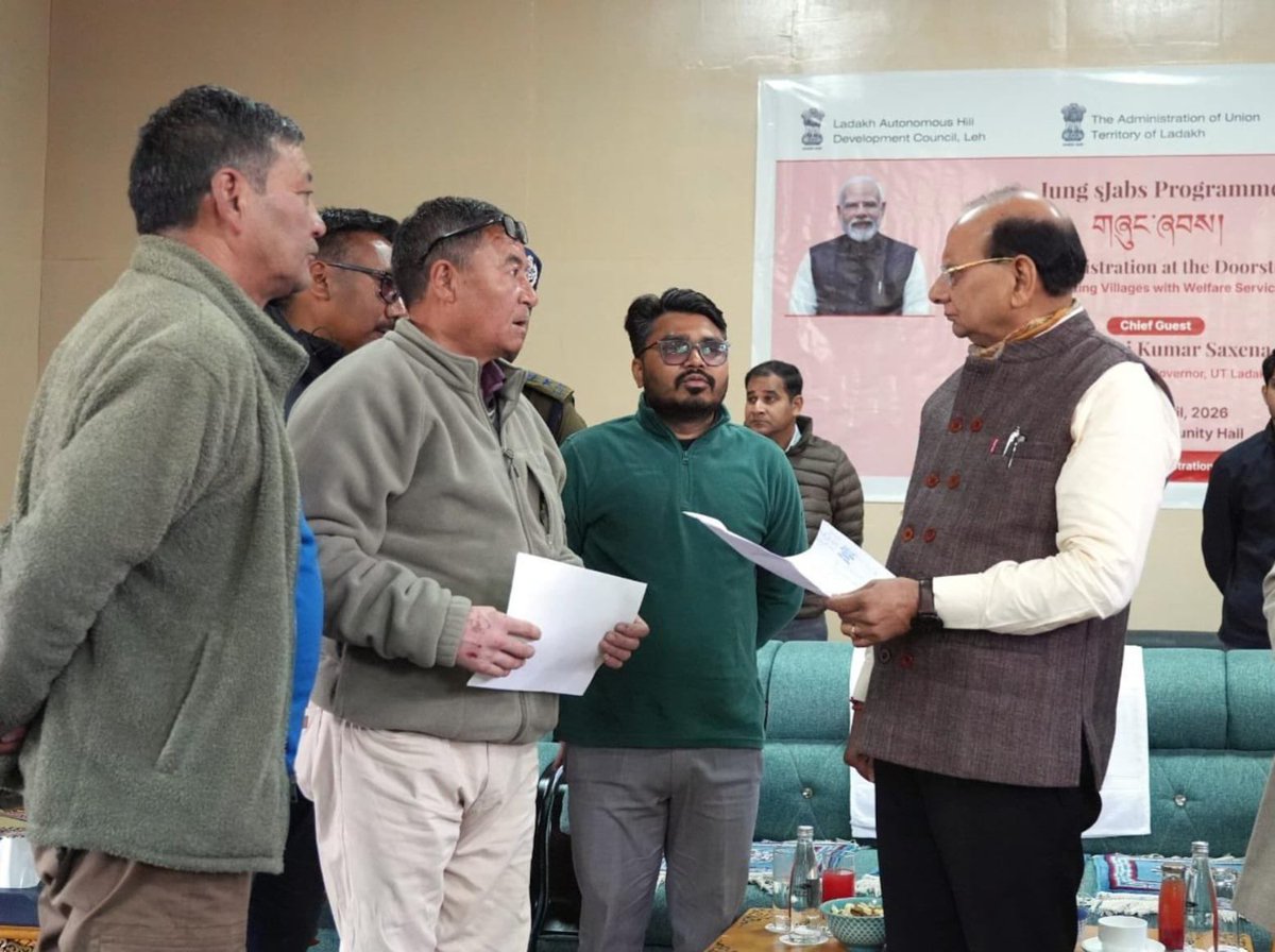Office of the Lt. Governor, Ladakh (@lg_ladakh) on Twitter photo 