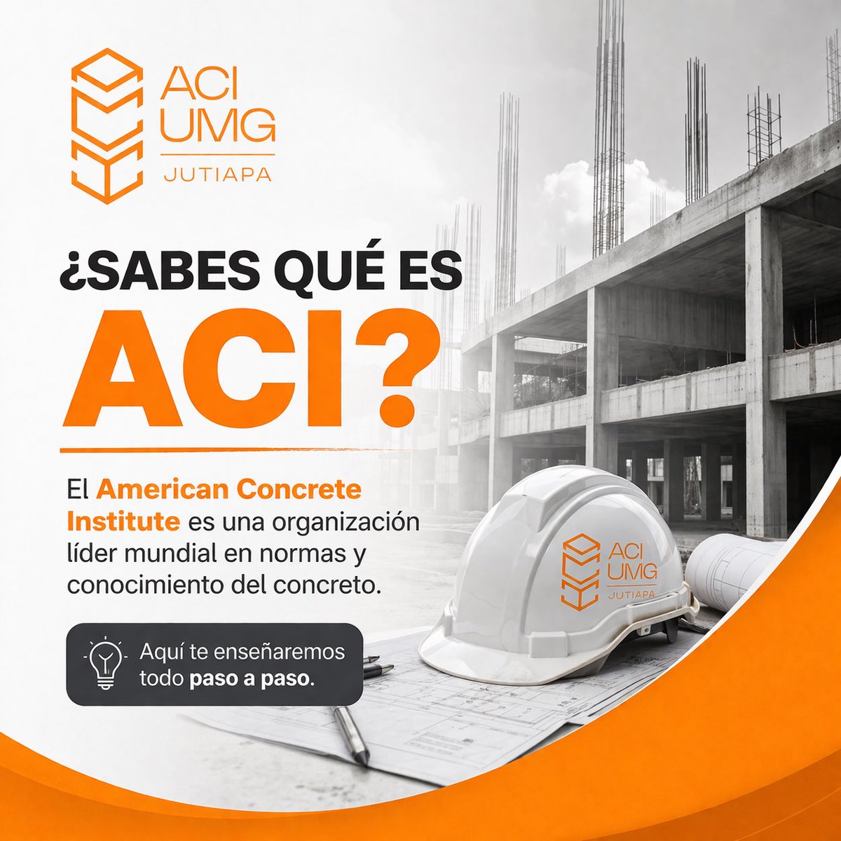 acijutiapa's tweet image. ¿Sabes qué es ACI? 🤔

El American Concrete Institute es una organización líder mundial en normas y conocimiento del concreto.

Aquí te enseñaremos todo paso a paso 👷‍♂️

#Concreto #Ingeniería