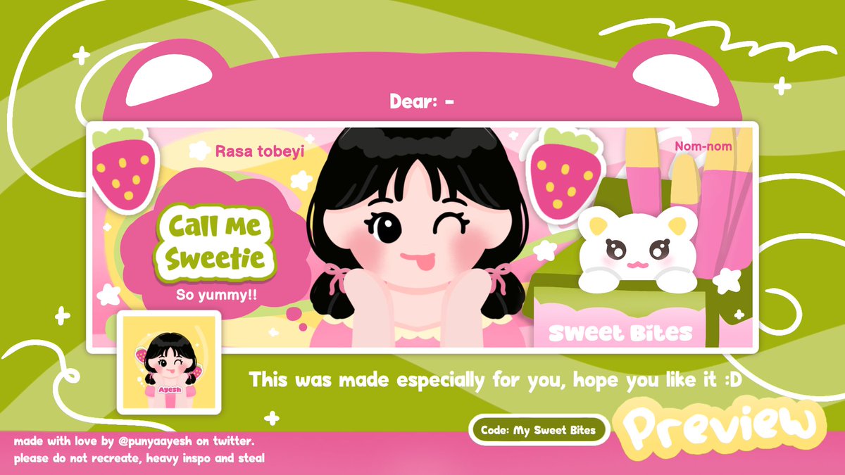 AYesh` layout chibi ready stock on 📌 tweet media