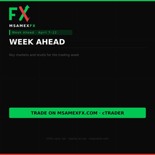 msamexfx's tweet photo. WEEK AHEAD — April 7–12 📊

🔹 EUR/USD — Fed speakers
🟡 Gold — safe-haven demand
🛢️ Oil — OPEC+ + inventories Wed
📊 S&amp;P — earnings start Thu
₿ BTC — ETF flows

Your pick? 👇

#Forex #mSamexFx https://t.co/arcCnGon1E