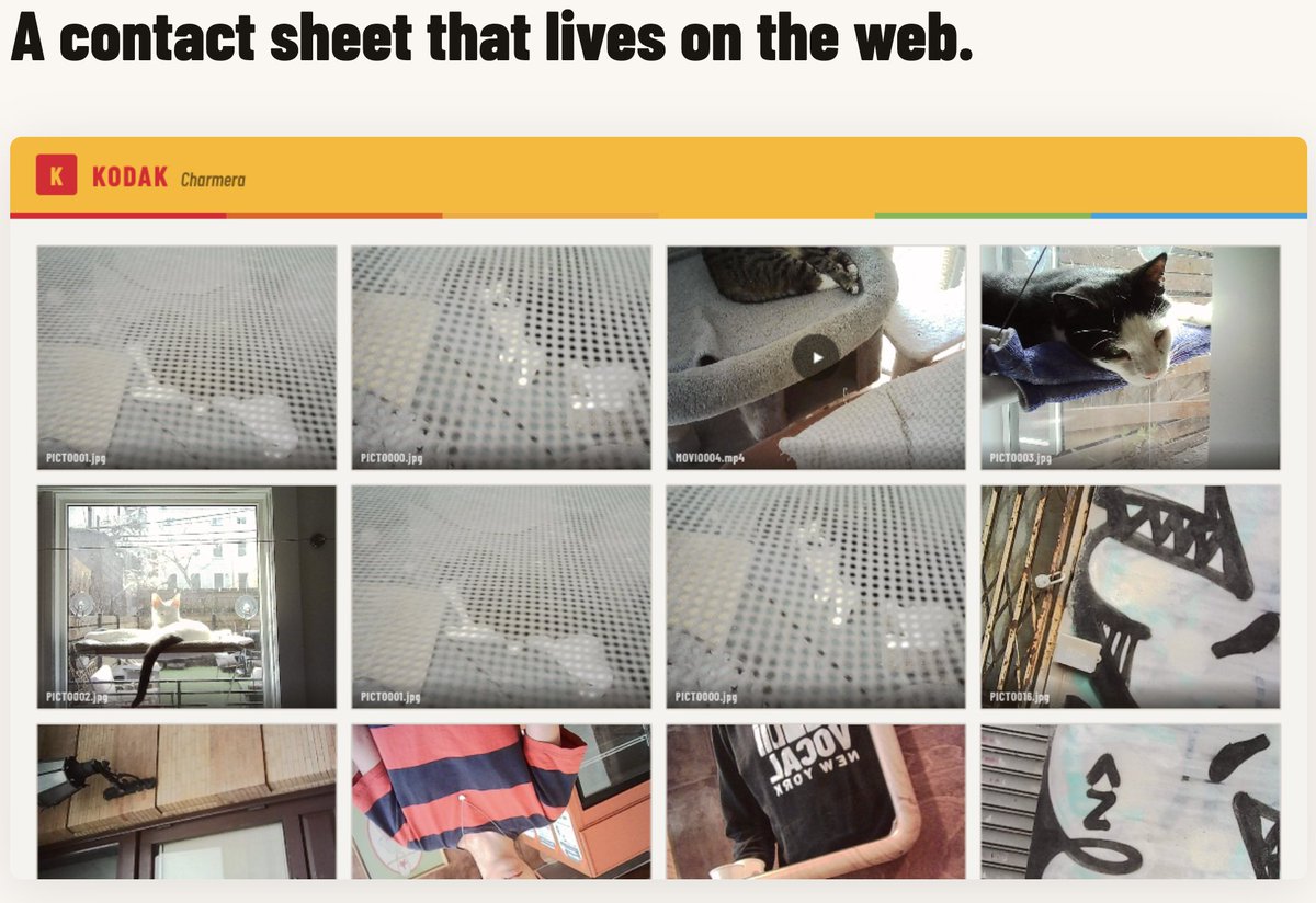 timncox's tweet photo. Built an app for the @Kodak Charmera keychain camera.

Plug in, click one button — photos auto-orient, upload to your own GitHub Pages gallery.

Mac + Windows. Free, open source.

https://t.co/stNxIdA9LT https://t.co/FDt0ZclPPQ