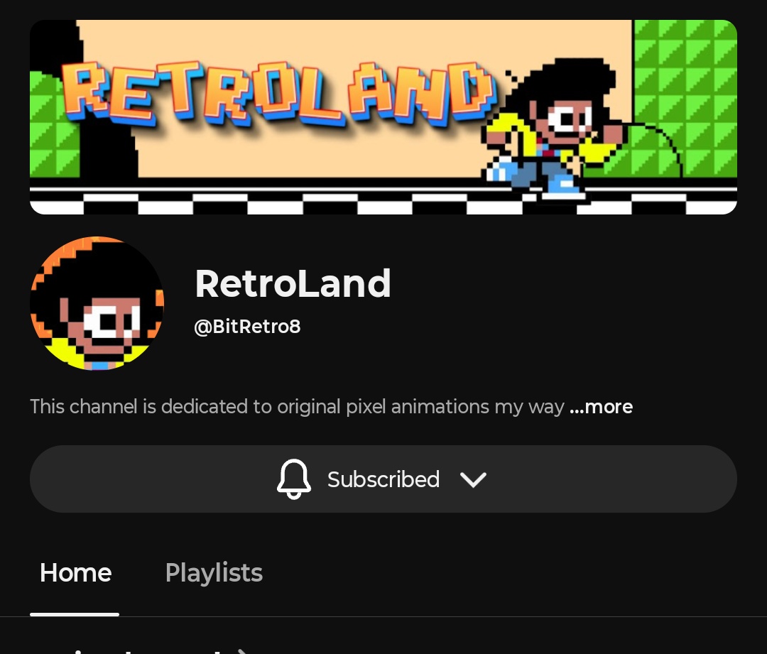 🟢 ANNOUNCEMENT 🟢

I got a new channel where I can post my original pixel animation and  animated shorts since I'll be working with   my co animater <a href="/bigmanfusion/">Fadelessend33(VIDEO EDITING COMMISSIONS OPEN)</a> to make cool stuff and content vids dropping soon subscribe 

Link:youtube.com/@bitretro8?si=…