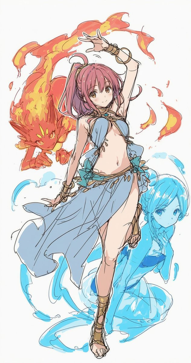 ある目的のため、各地の精霊たちと契約しまわってる人 