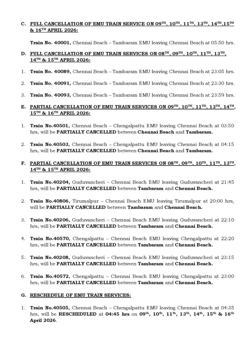 DRM Chennai tweet media