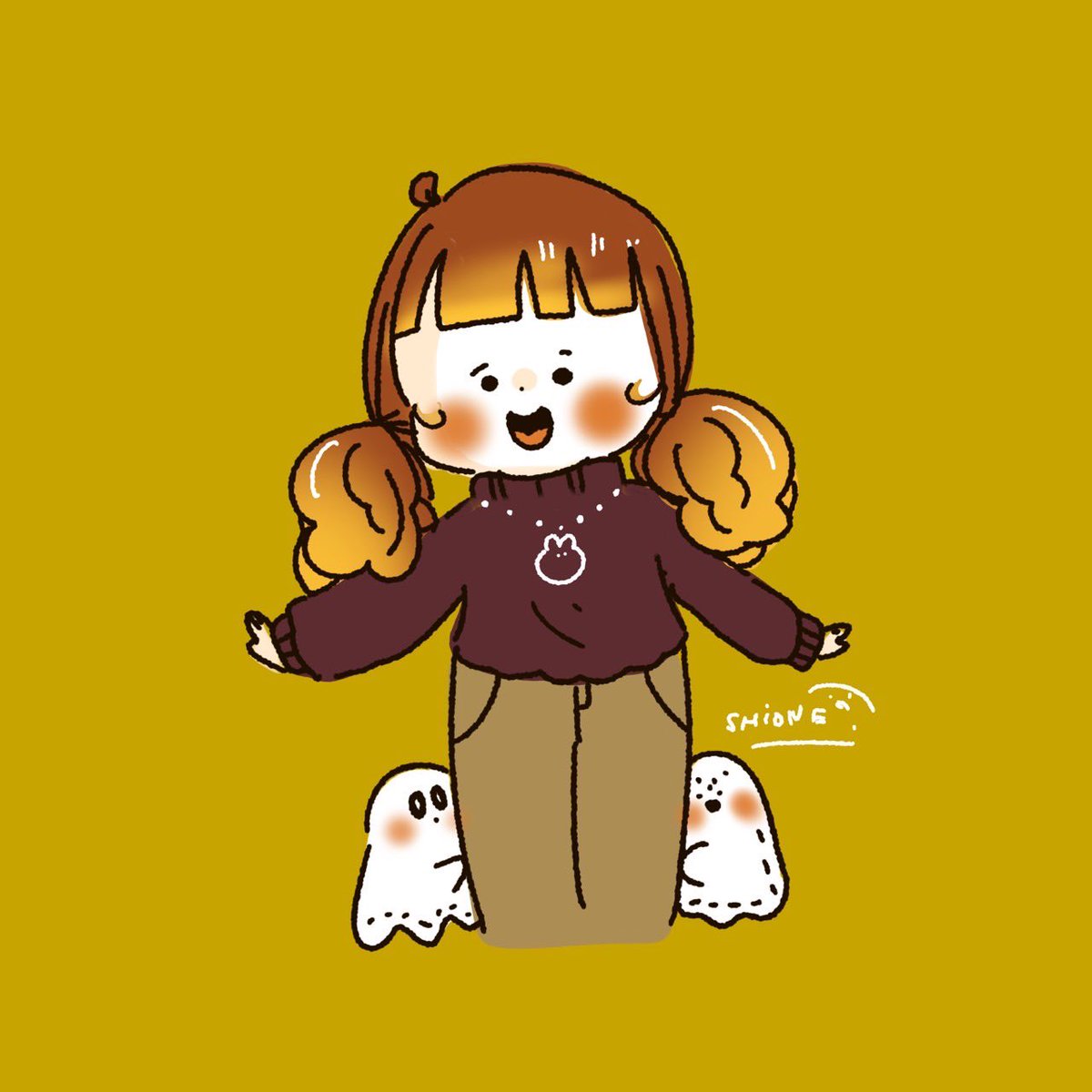 自分時間とらせてもらえて、絵描けた☺️🤍
色めっちゃ迷ったから時間かかった！！！

#イラスト　#絵描き