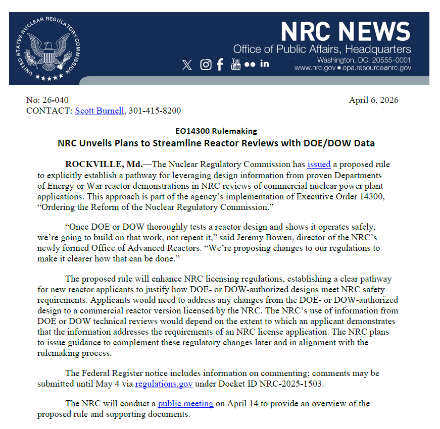 PhuketPotato's tweet image. $OKLO
4th July 2026
#Energy #Independenceday
#criticality 
So if the #advanced #nuclear #reactors picked by the #DOE prove they can run safely, they get an #NRC #LICENSE???
That is basically what this means, I have over simplified it but WOW!!!!!