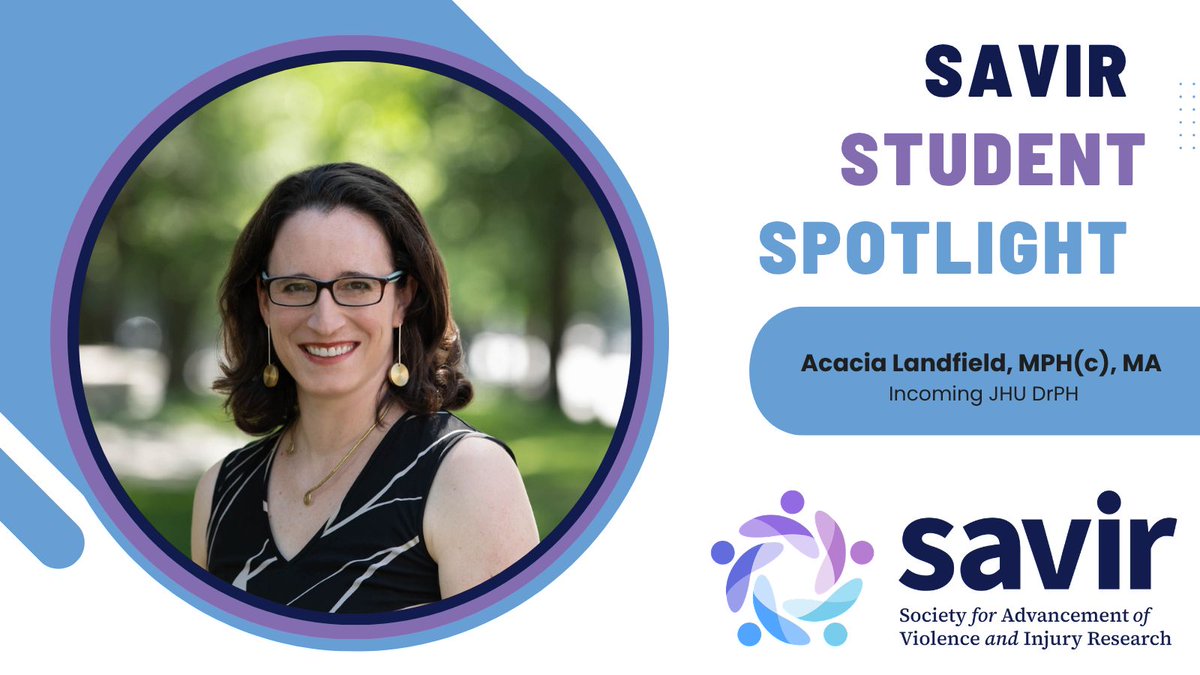 savir_org's tweet image. Meet Acacia Landfield, MPH(c), MA, incoming DrPH at Johns Hopkins!
Her focus: drowning prevention, road safety, &amp;amp; interdisciplinary public health.
Discover what motivates her &amp;amp; how SAVIR connects professionals:  buff.ly/aPkVfD2  #SAVIR #PublicHealth #InjuryPrevention